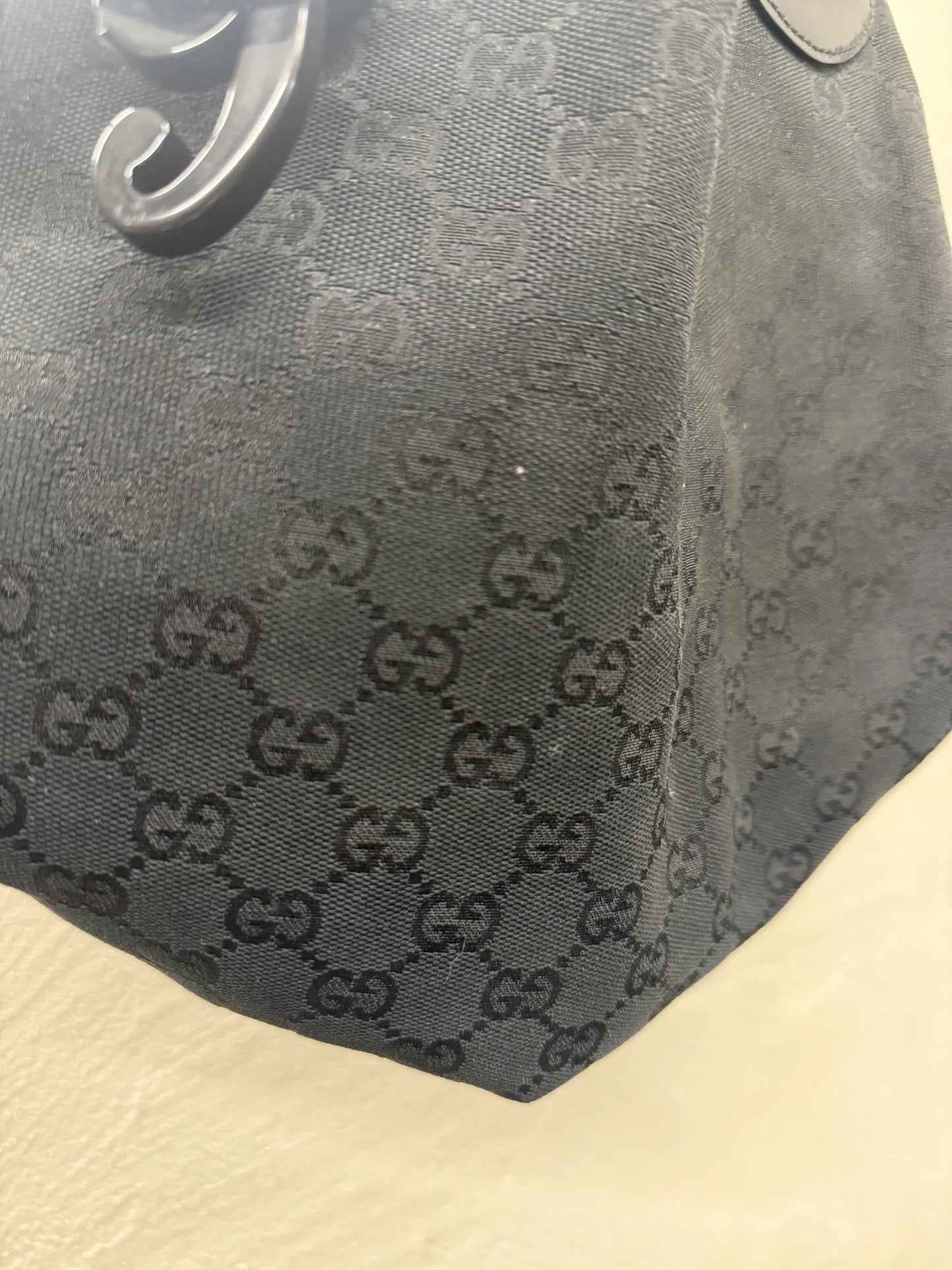 Borsa Gucci Jolie Tote Vintage SS 2008 Canvas GG Nero e Vernice | Serial 211975