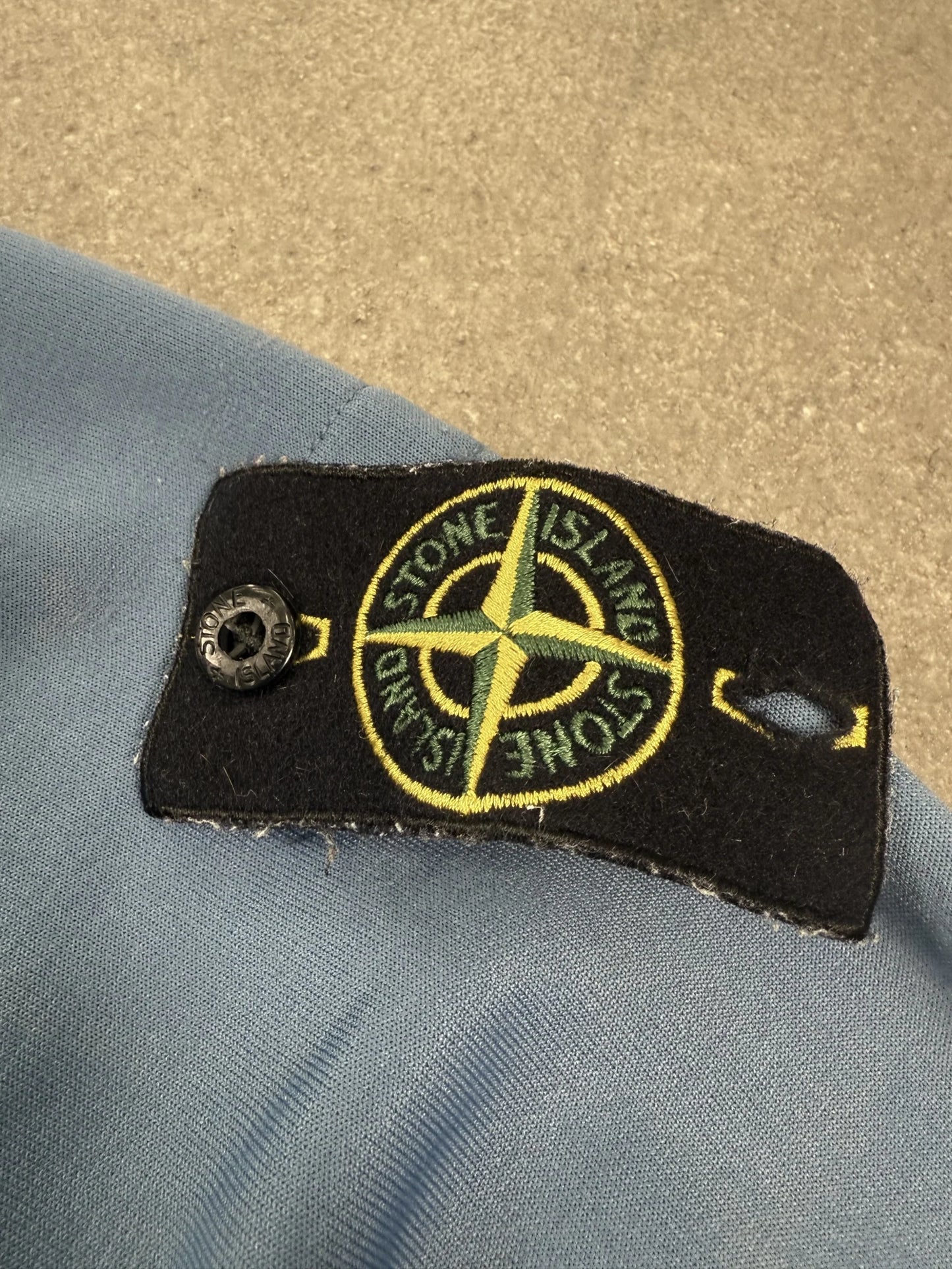 Felpa Stone Island S/S 2020 Girocollo Baby Blue Azzurro Certilogo | Taglia XL