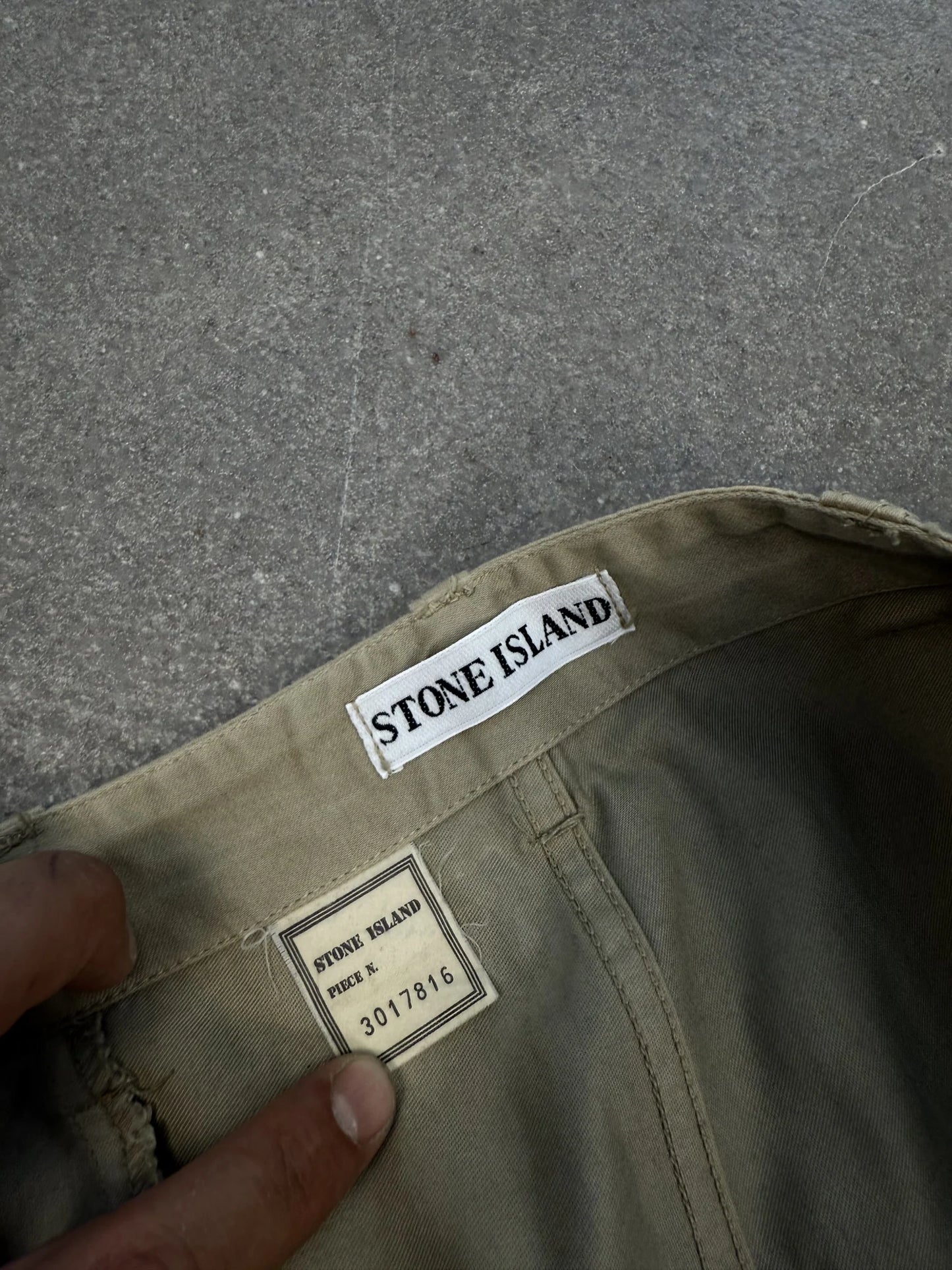 Pantaloni Chino Stone Island Vintage SS 1999 Beige IT 52 | Archive