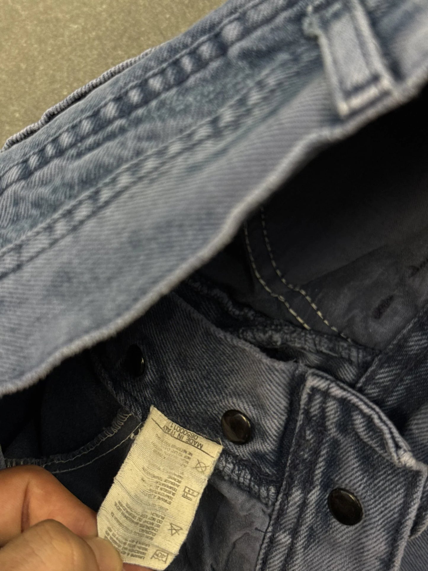 Jeans Stone Island Vintage AW 1996 Violet Denim Washed | Archive