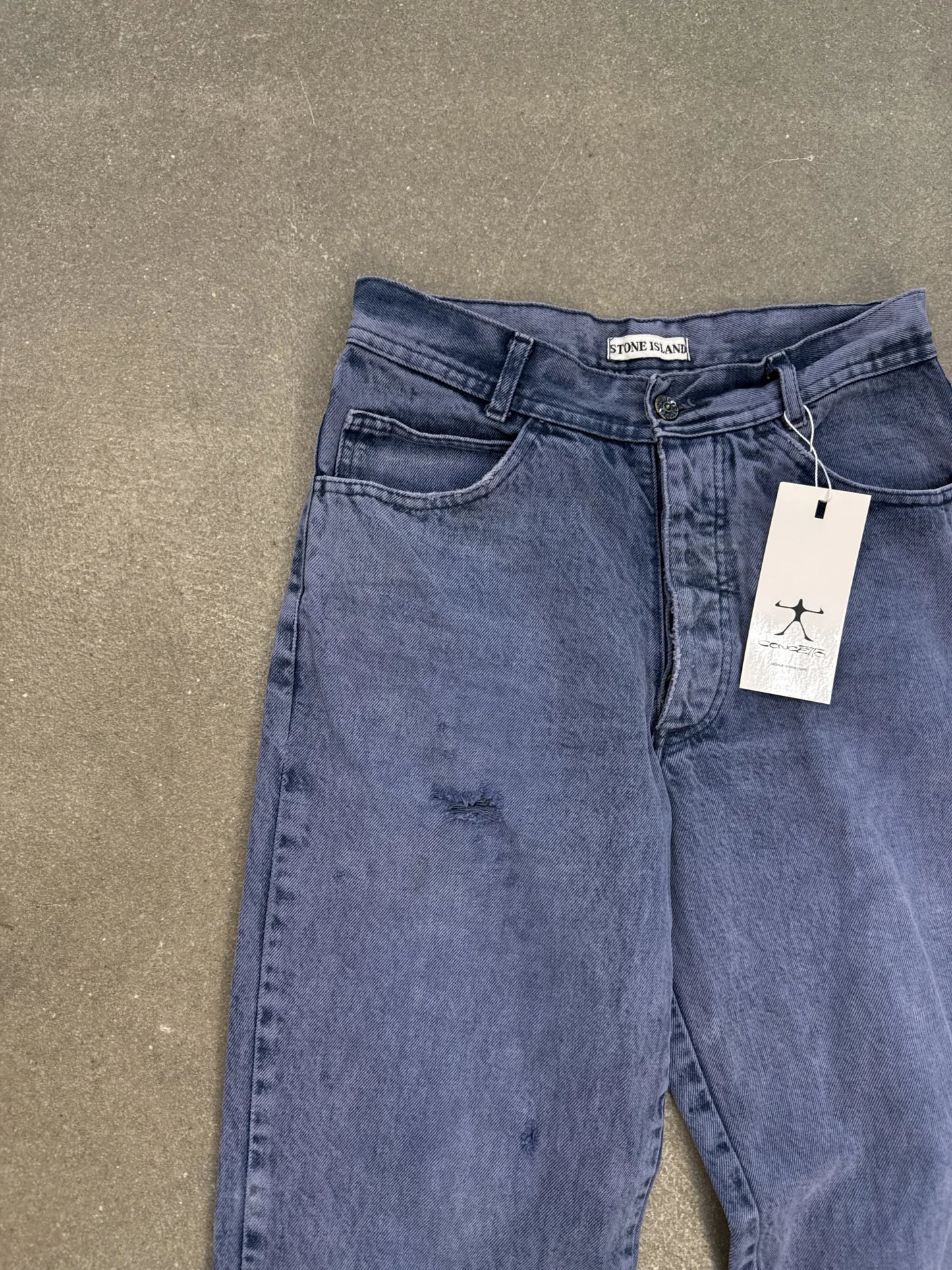 Jeans Stone Island Vintage AW 1996 Violet Denim Washed | Archive