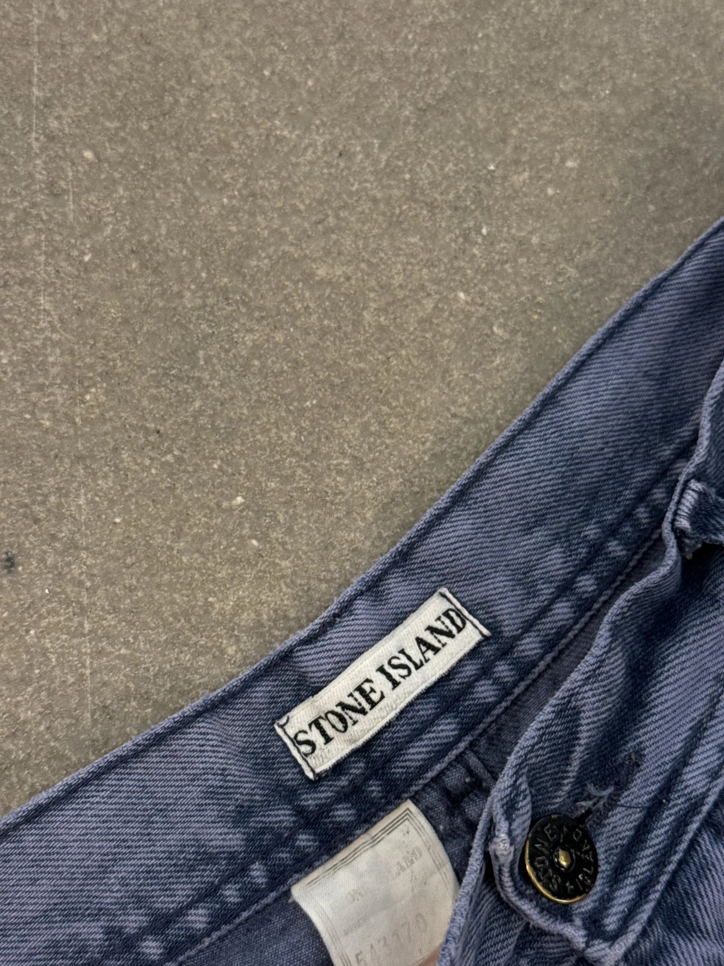 Jeans Stone Island Vintage AW 1996 Violet Denim Washed | Archive