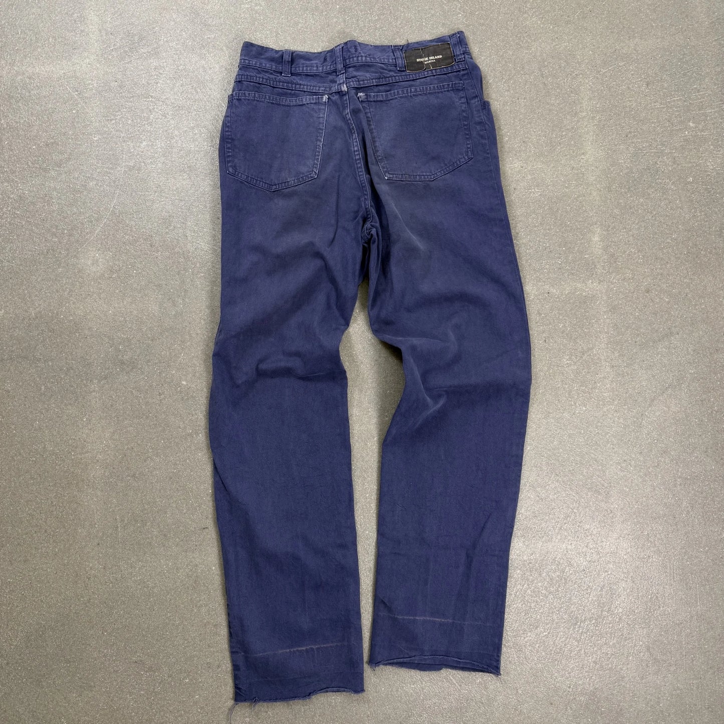 Stone Island Marina Vintage Trousers 80s 90s - Piece N. 2448564 - Blue Navy