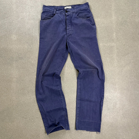 Stone Island Marina Vintage Trousers 80s 90s - Piece N. 2448564 - Blue Navy