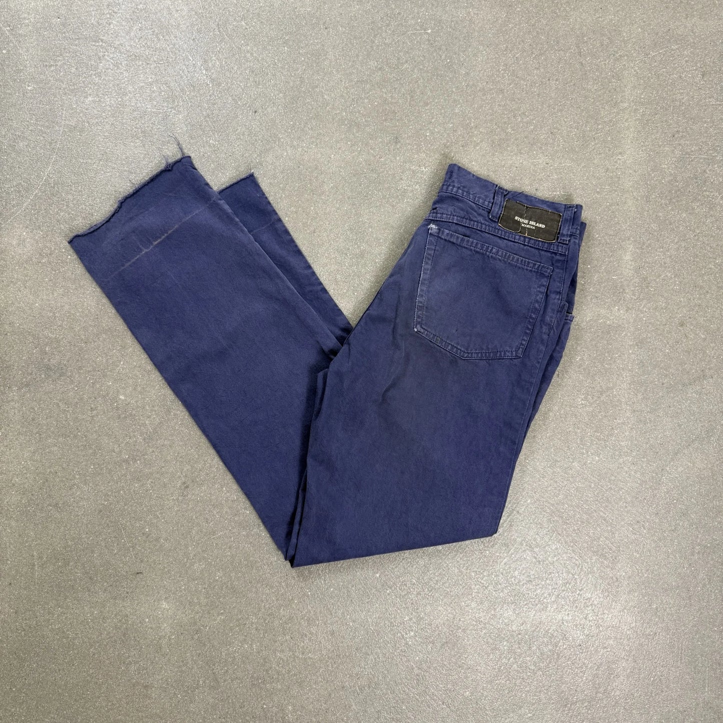 Stone Island Marina Vintage Trousers 80s 90s - Piece N. 2448564 - Blue Navy
