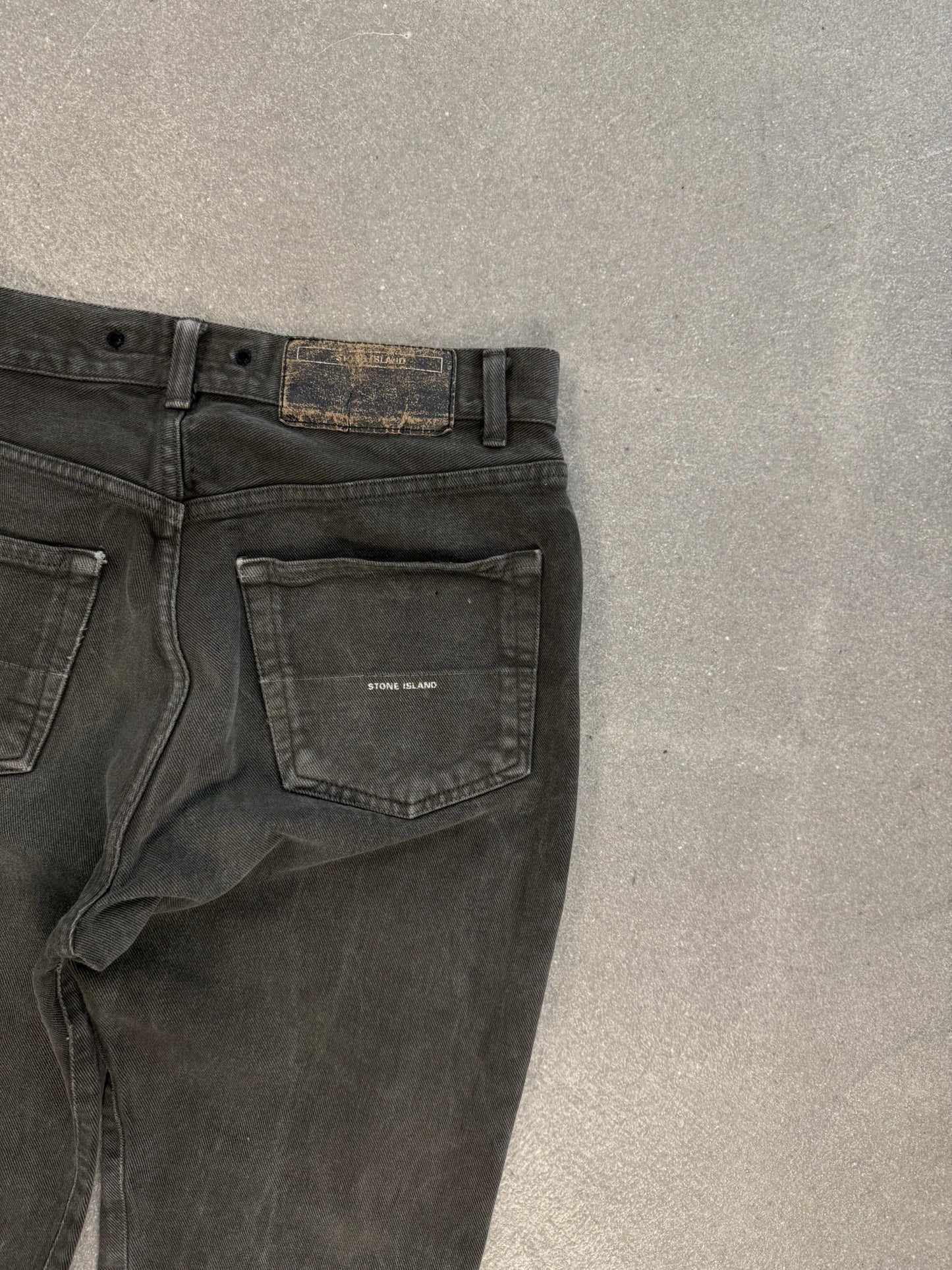 Jeans Stone Island Denims Vintage 2003 Faded Charcoal Grey W32 | Archive