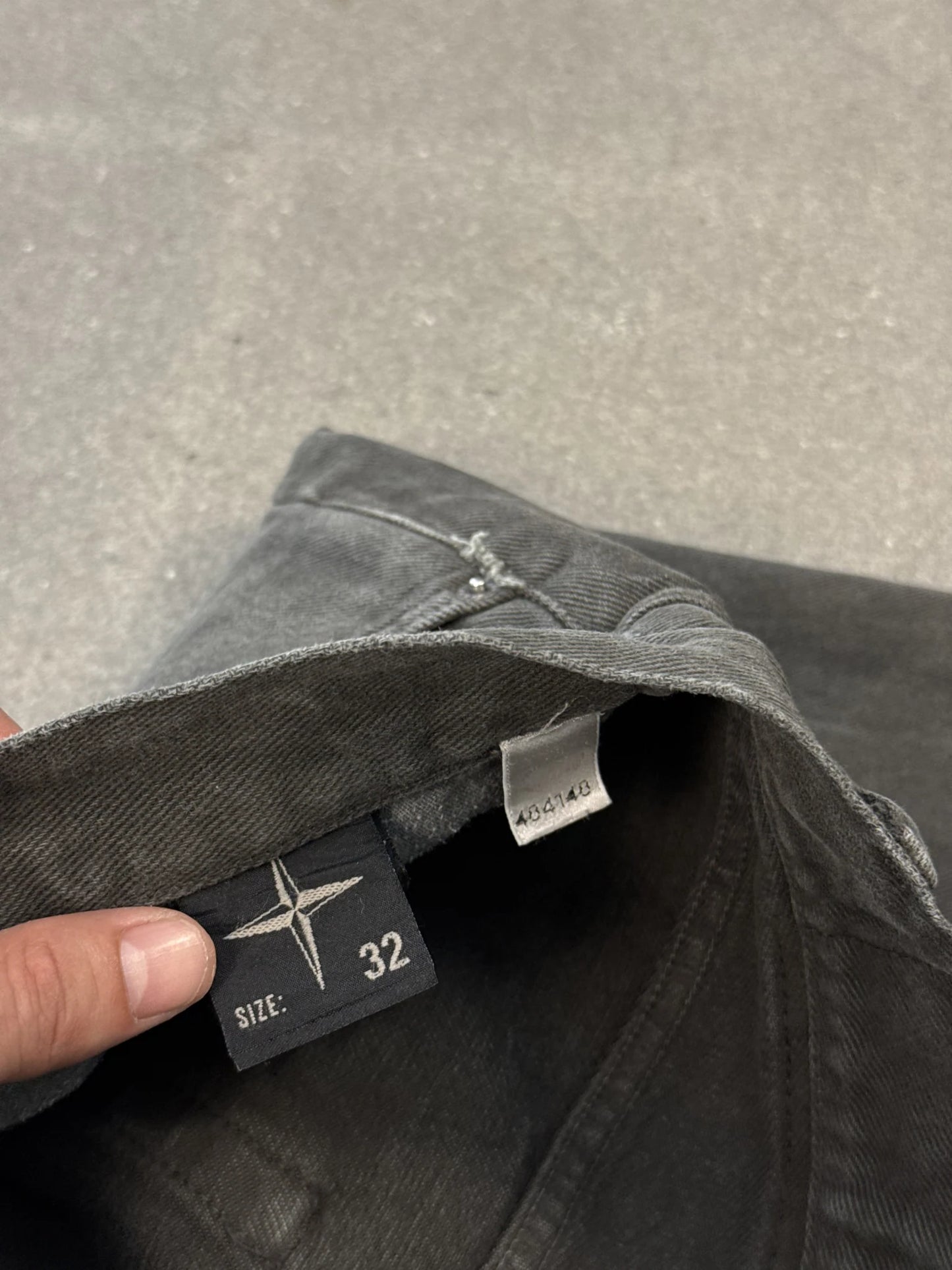 Jeans Stone Island Denims Vintage 2003 Faded Charcoal Grey W32 | Archive