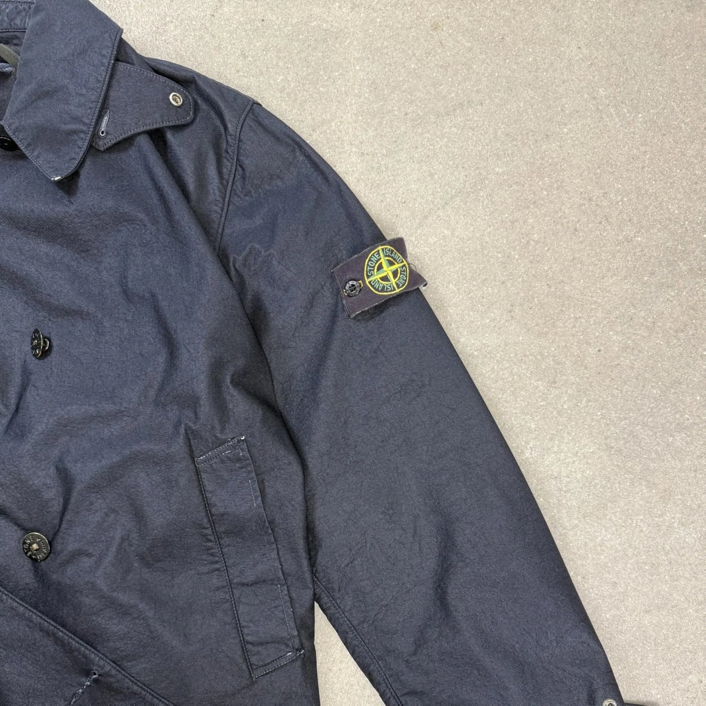 Stone Island Vintage Archive Coat AW 1999 Trench Jacket - ART. 31154433 - Size L