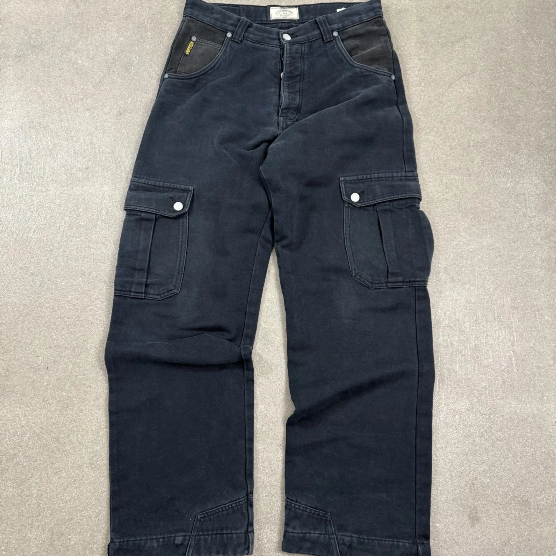 Pantaloni d archivio Armani Jeans anni 90 in cotone pesante art M6P78S taglia 48