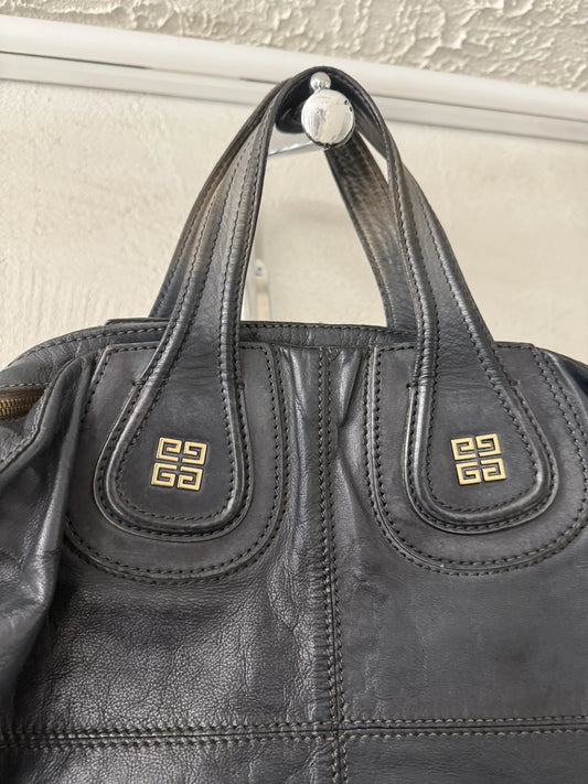 Borsa Givenchy 2010 Nightingale Medium Pelle Nera Archive Classic - Medium