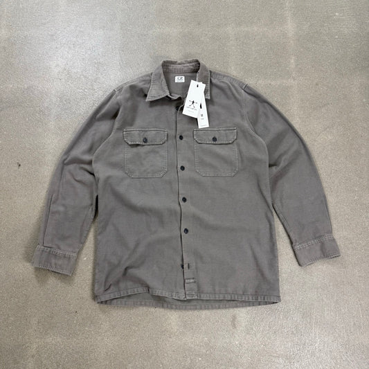 Camicia pesante overshirt C.P. Company grigio salvia A/I 1998