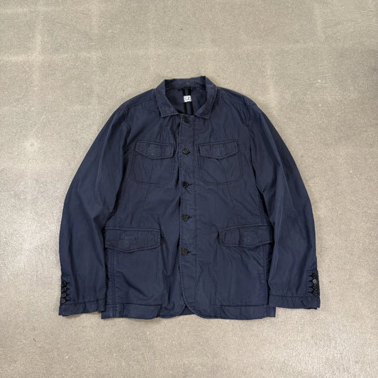 Giacca C.P. Company P/E 2008 blu notte stile safari field jacket a 4 tasche