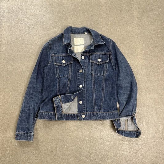 Giacca in denim di cotone blu Helmut Lang anno 1999 modello Classic Denim taglia 38 IT donna prodotta in Italia