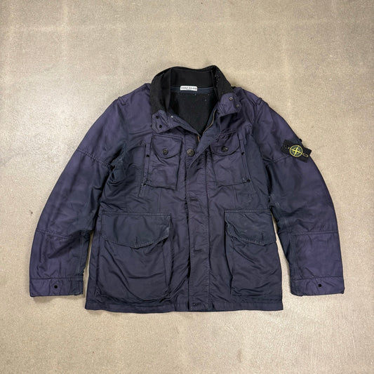 Giacca Field Jacket Stone Island blu notte imbottita collezione autunno inverno 2010 taglia XXL