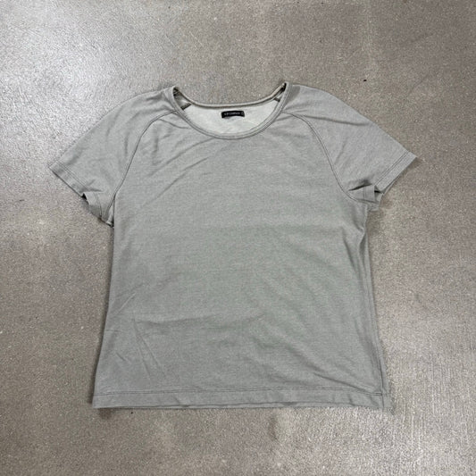 T-shirt C.P. Company Donna vintage grigio chiaro con manica raglan taglia L